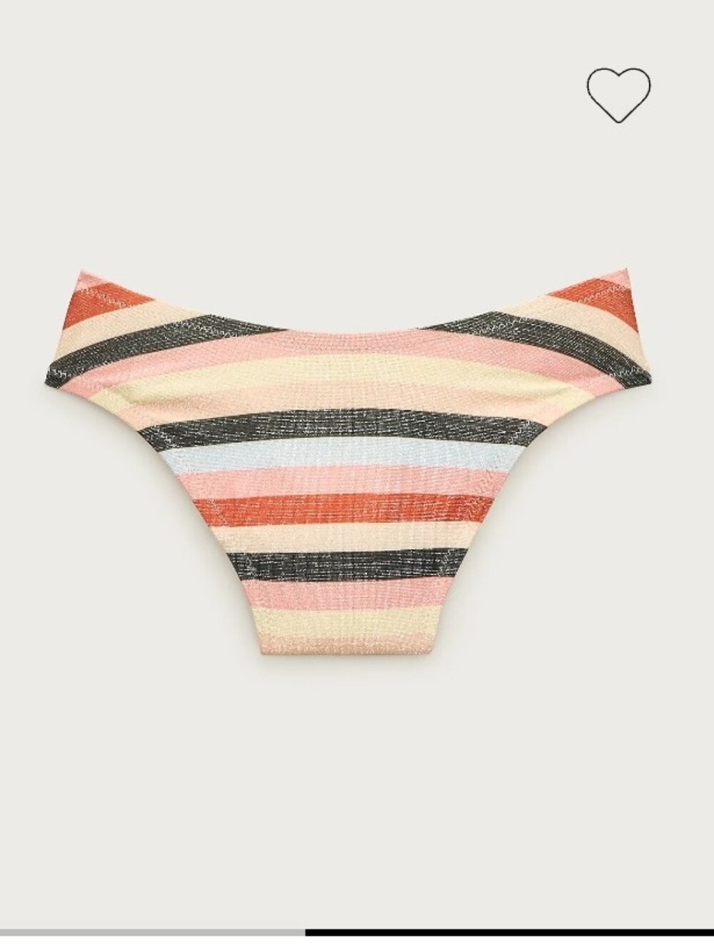 NWT J. Crew Striped Bikini Bottom in Stripe